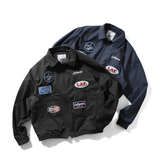 LFYT Racing Patch Work Jacket
