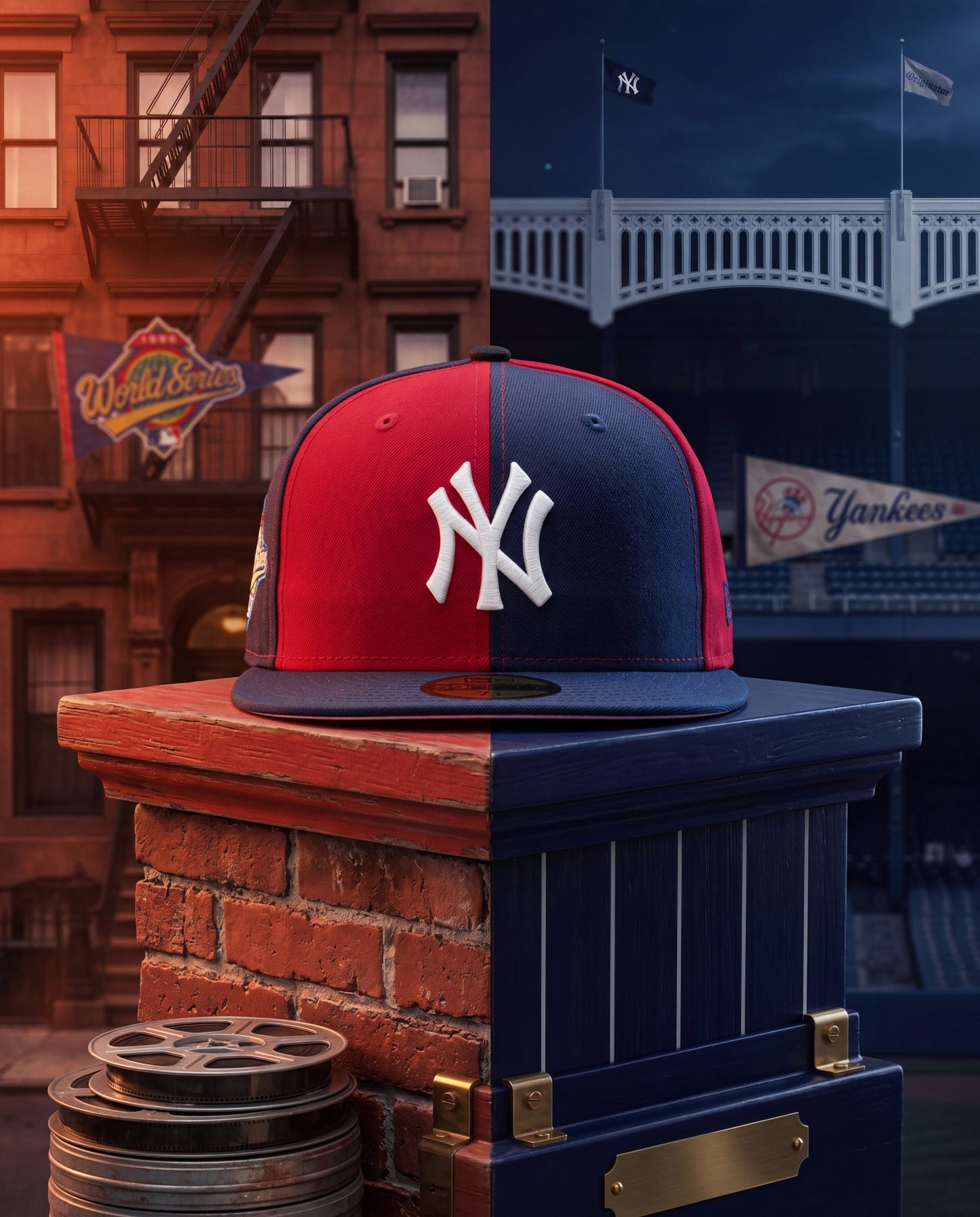 PRE-ORDER New York Yankees 1996 World Series Navy/Scarlet/Black 59Fifty New Era