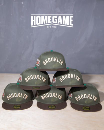 Brooklyn Dodgers 1st World Championship Olive/Brown 59Fifty New Era