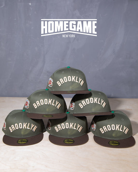 Brooklyn Dodgers 1st World Championship Olive/Brown 59Fifty New Era