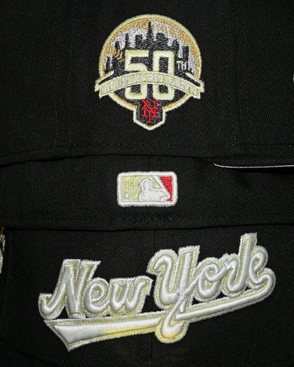 New York Mets 50th Anniversary Black 59Fifty New Era