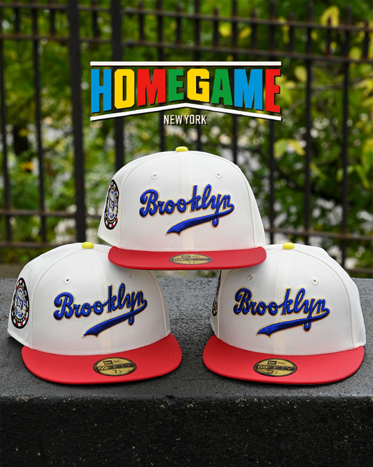 Brooklyn Dodgers 1942 All Star Game Chrome White/Scarlet 59Fifty New Era