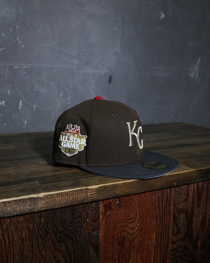 Kansas City Royals 2012 All Star Game Walnut/Dark Graphite 59Fifty New Era