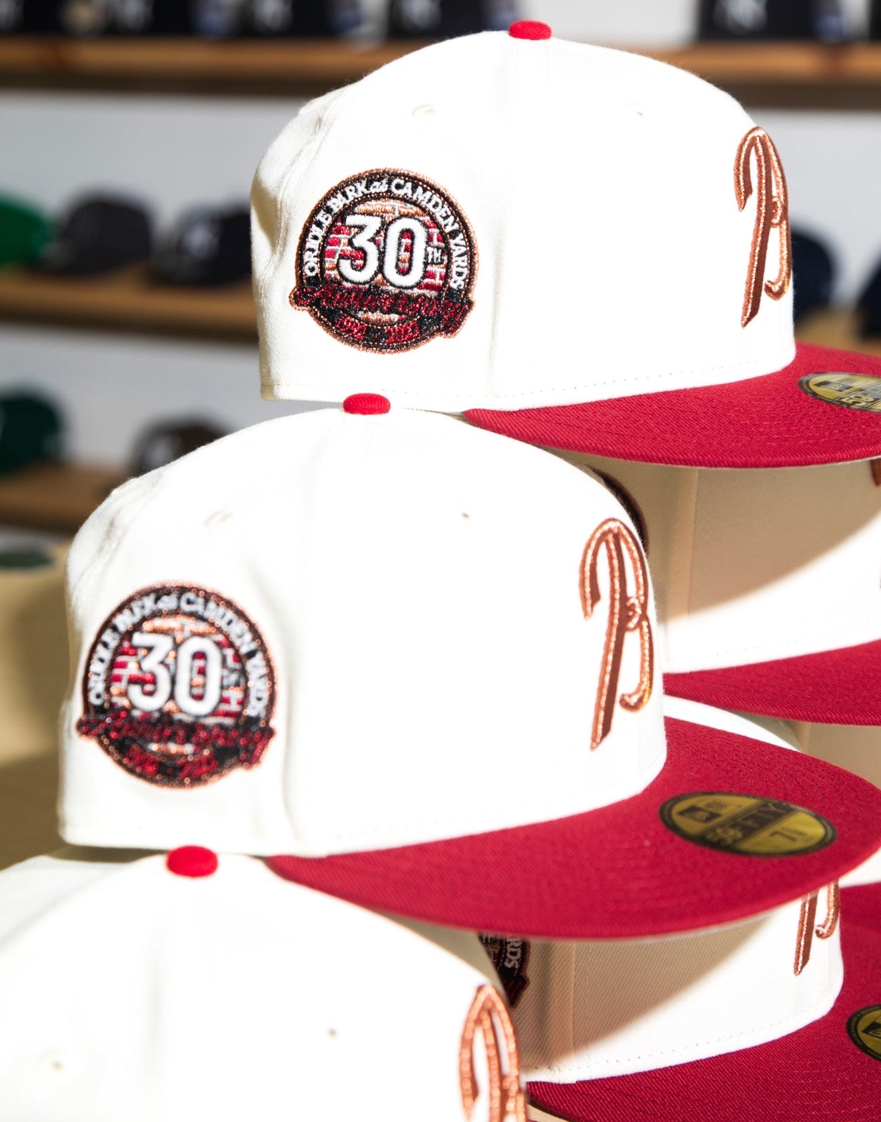 Baltimore Orioles 30th Anniversary Chrome White/Burgundy 59Fifty New Era