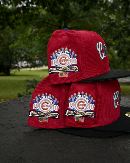 Chicago White Sox 1990 All Star Game Red Corduroy/Black 59Fifty New Era