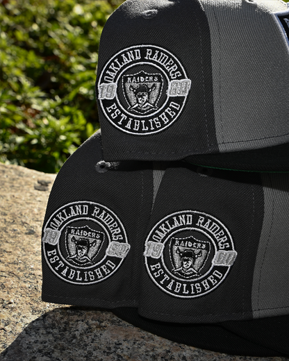 Oakland Raiders 1960 Storm Grey/Black 59Fifty New Era