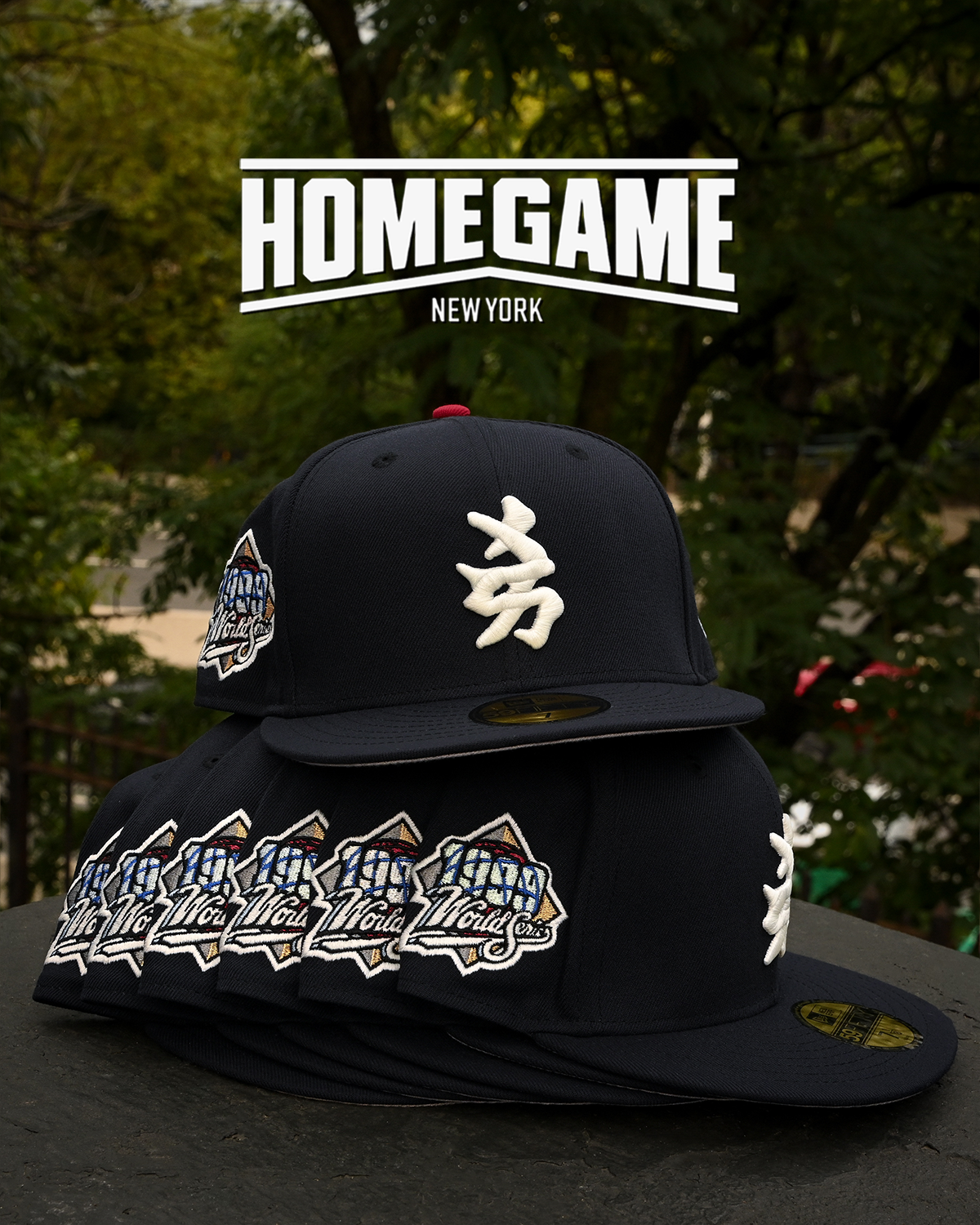 Shock Drop! New York Yankees Kanji 1999 World Series Navy 59Fifty New Era