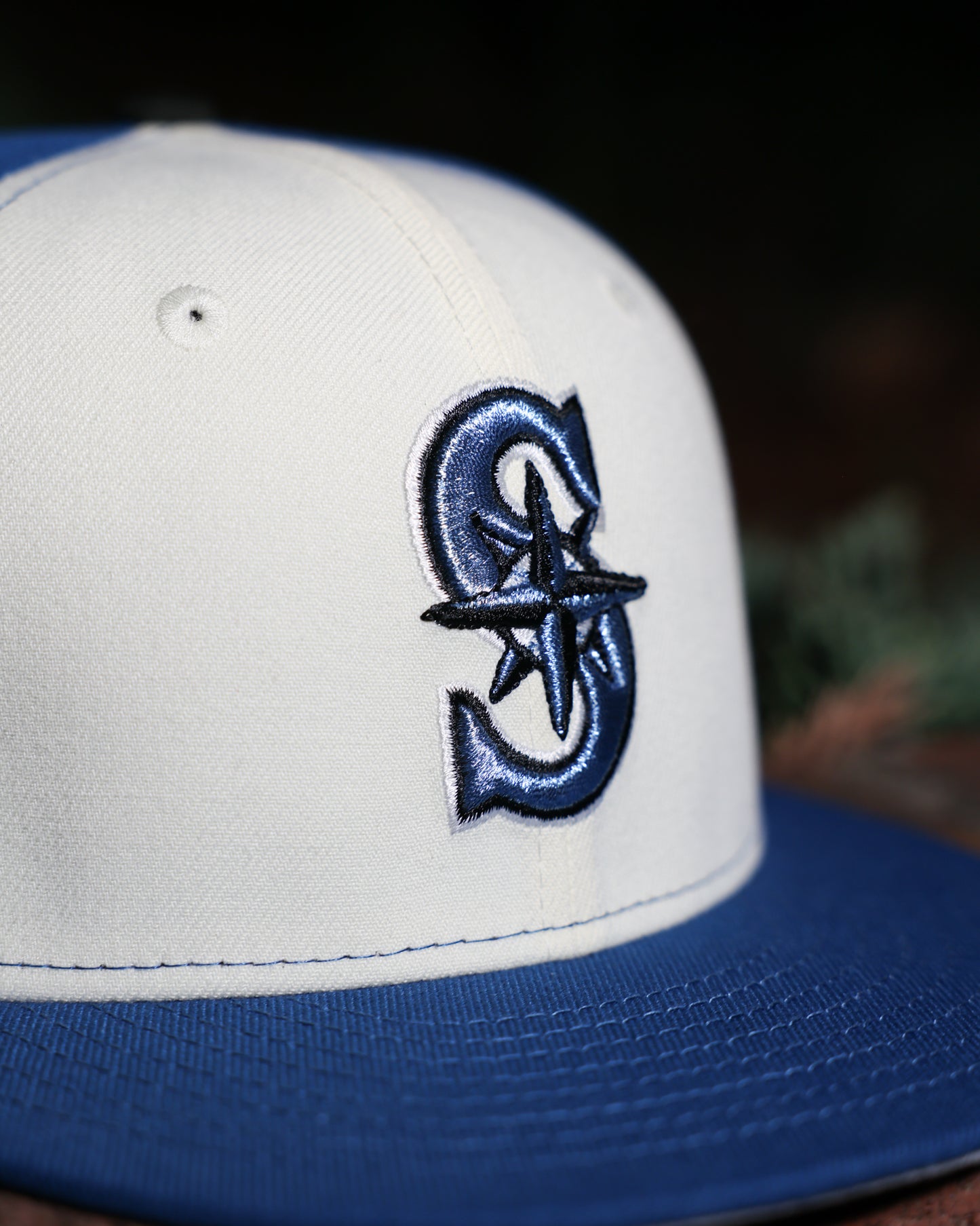 Seattle Mariners 30th Anniversary Chrome White/Seashore Blue 59Fifty New Era