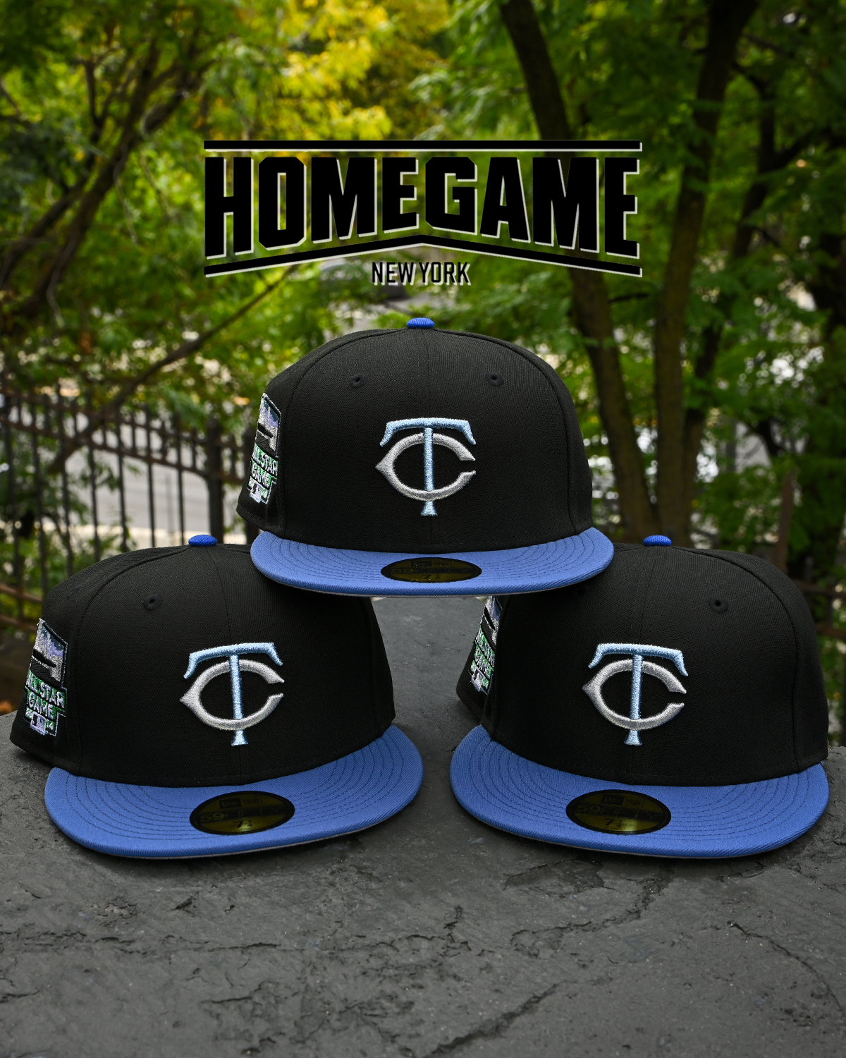 Minnesota Twins 2014 All Star Game Black/Light Royal 59Fifty New Era