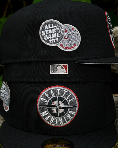 Seattle Mariners 1975 All Star Game Black 59Fifty New Era