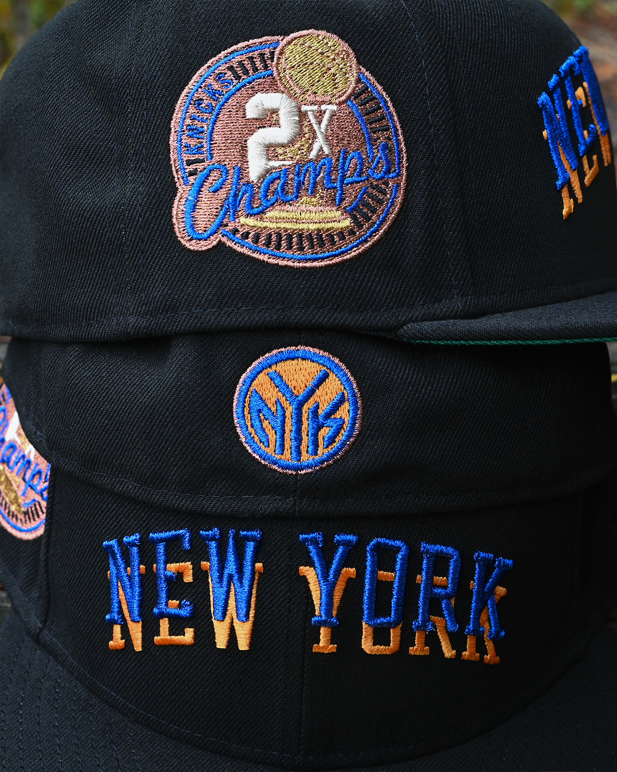 New York Knicks 2x Champs Black 59Fifty New Era