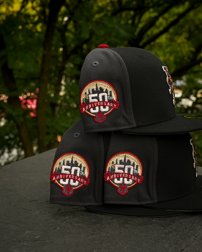 New York Mets 50th Anniversary Black/Graphite Grey 59Fifty New Era