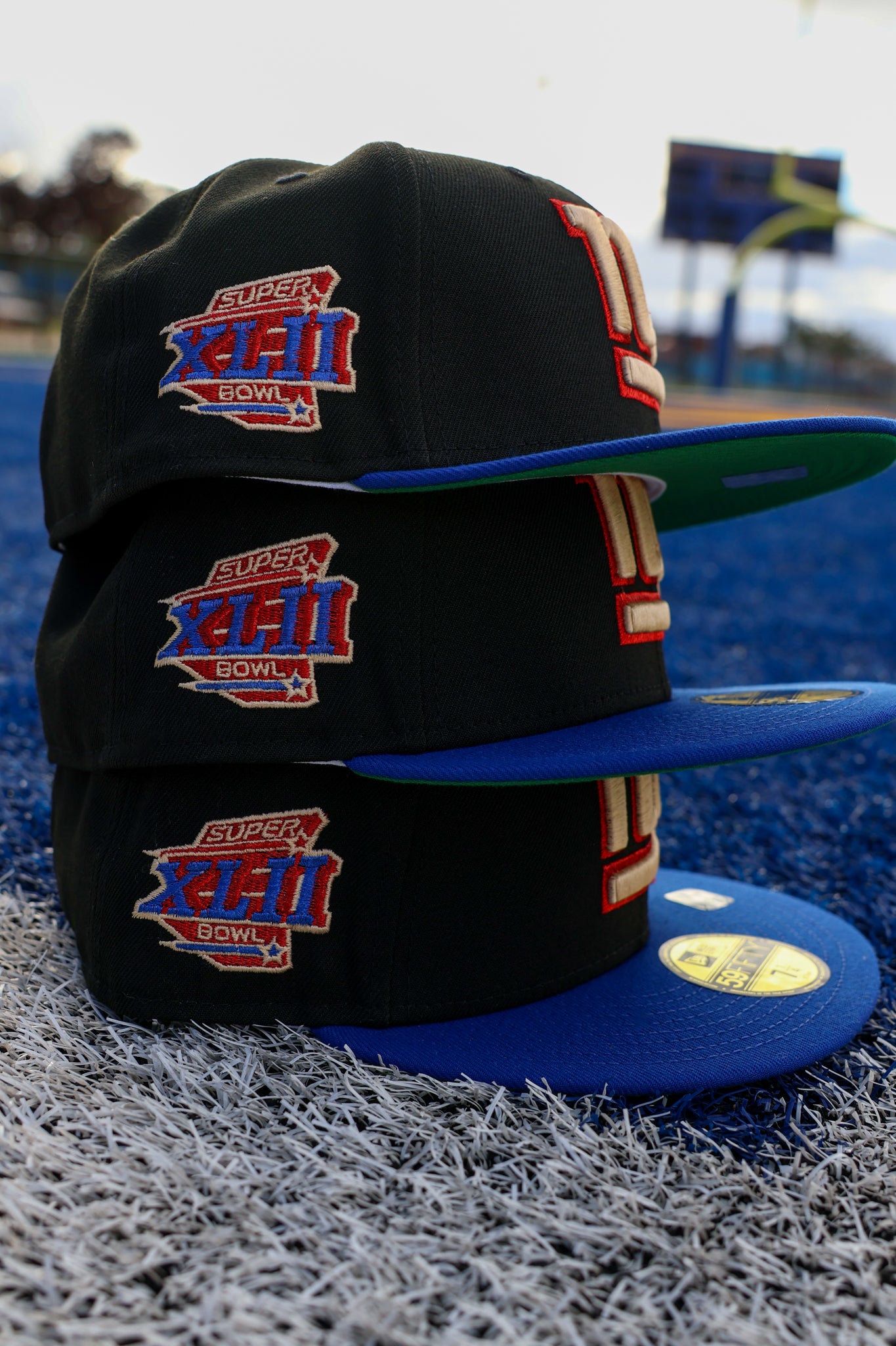 New York Giants Super Bowl XL II Black/Royal 59Fifty New Era