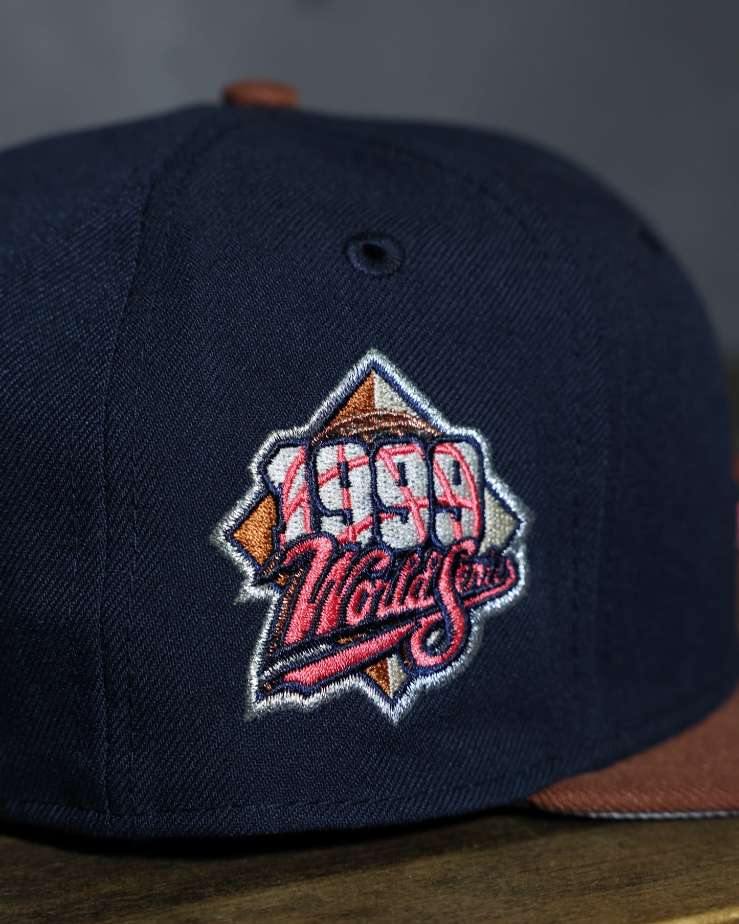 Atlanta Braves 1999 World Series Night Shift Navy/Brown 59Fifty New Era