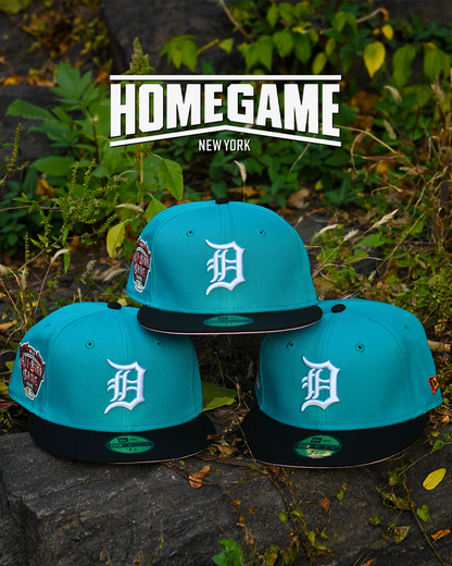 Detroit Tigers 2006 World Series Light Blue/Turquoise/Black 59Fifty New Era