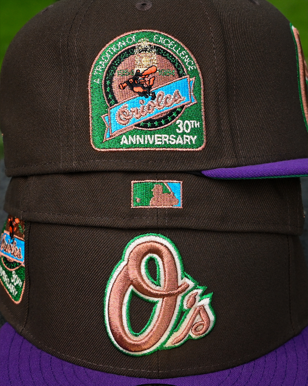 Baltimore Orioles 30th Anniversary Walnut/True Purple 59Fifty New Era