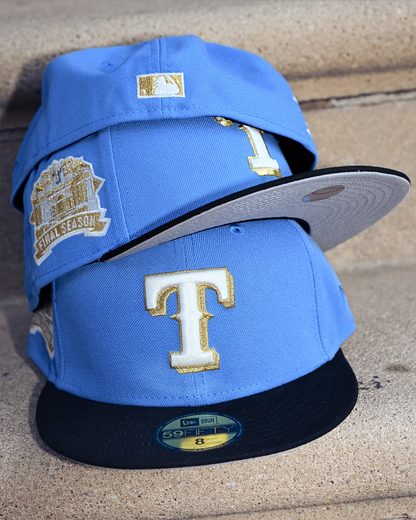 Texas Rangers Final Season Air Force Blue/Black 59Fifty New Era