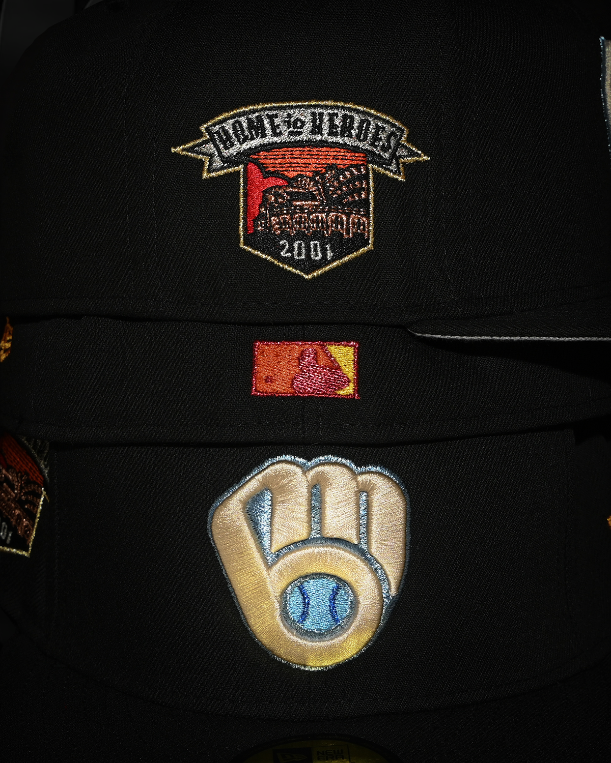 Pre-Order!  Milwaukee Brewers 2001 Home to Heroes Black 59Fifty New Era Hat