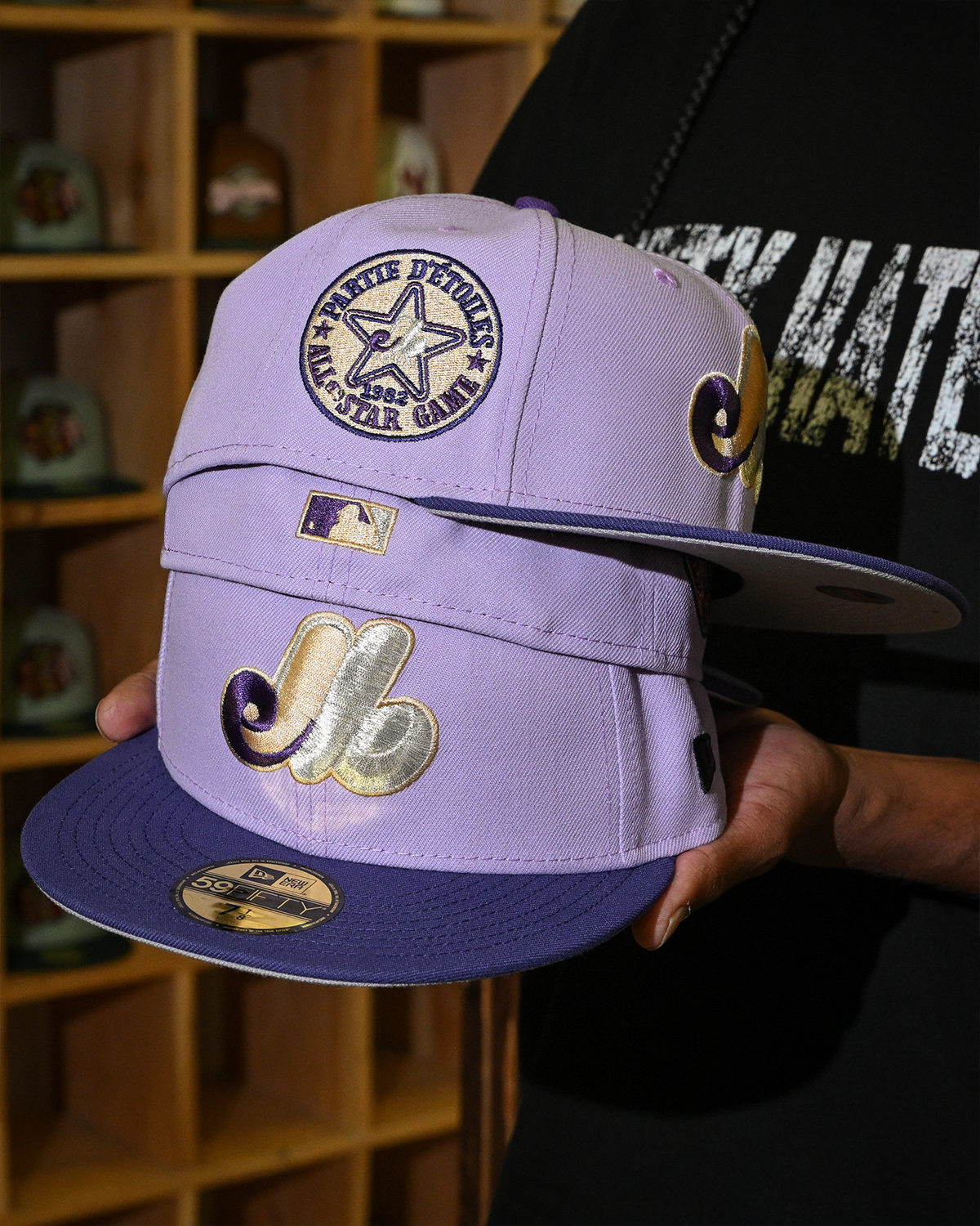Montreal Expos 1982 All Star Game Tropic Purple/New Orchid 59Fifty New Era