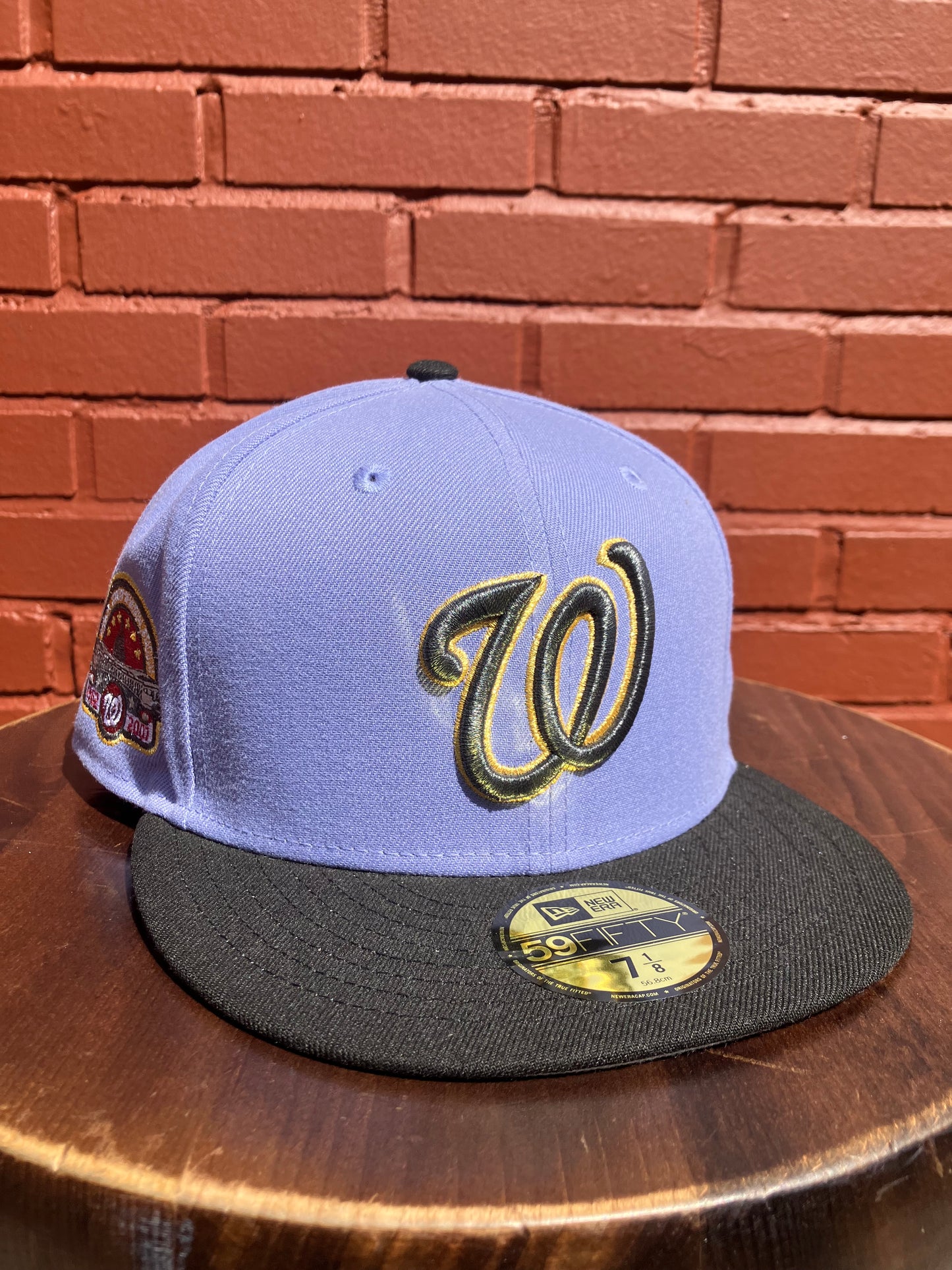 Washington Nationals Memorial Stadium Lavender/Black 59Fifty New Era