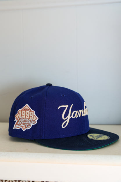 New York Yankees 1999 World Series Dark Royal/Oceanside Blue 59Fifty New Era