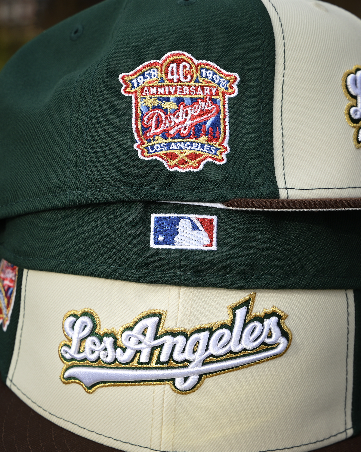 Los Angels Dodgers 40th Anniversary Chrome White/Walnut 59Fifty New Era