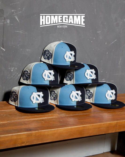 Restock! North Carolina Tar Heels Chrome White/Sky Blue/Navy 59Fifty New Era