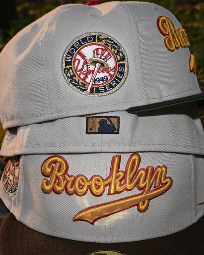 Brooklyn Dodgers 1949 World Series Stone/Walnut 59Fifty New Era