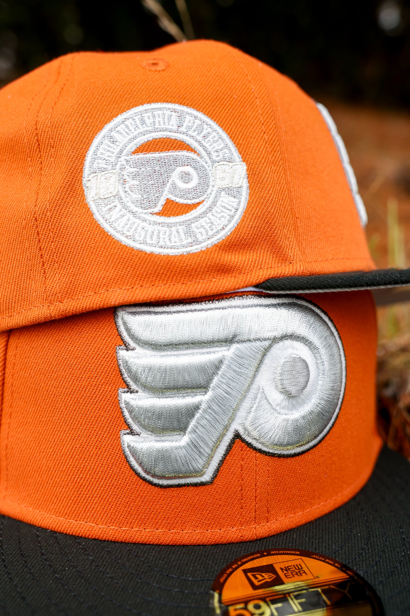 Philadelphia Flyers 1967 Inaugural Season Fight Orange/Black 59Fifty New Era