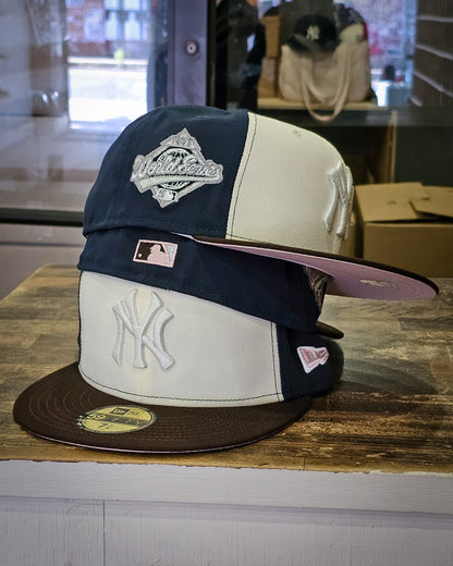 New York Yankees 1996 World Series Chrome White/Navy/Brown New Era