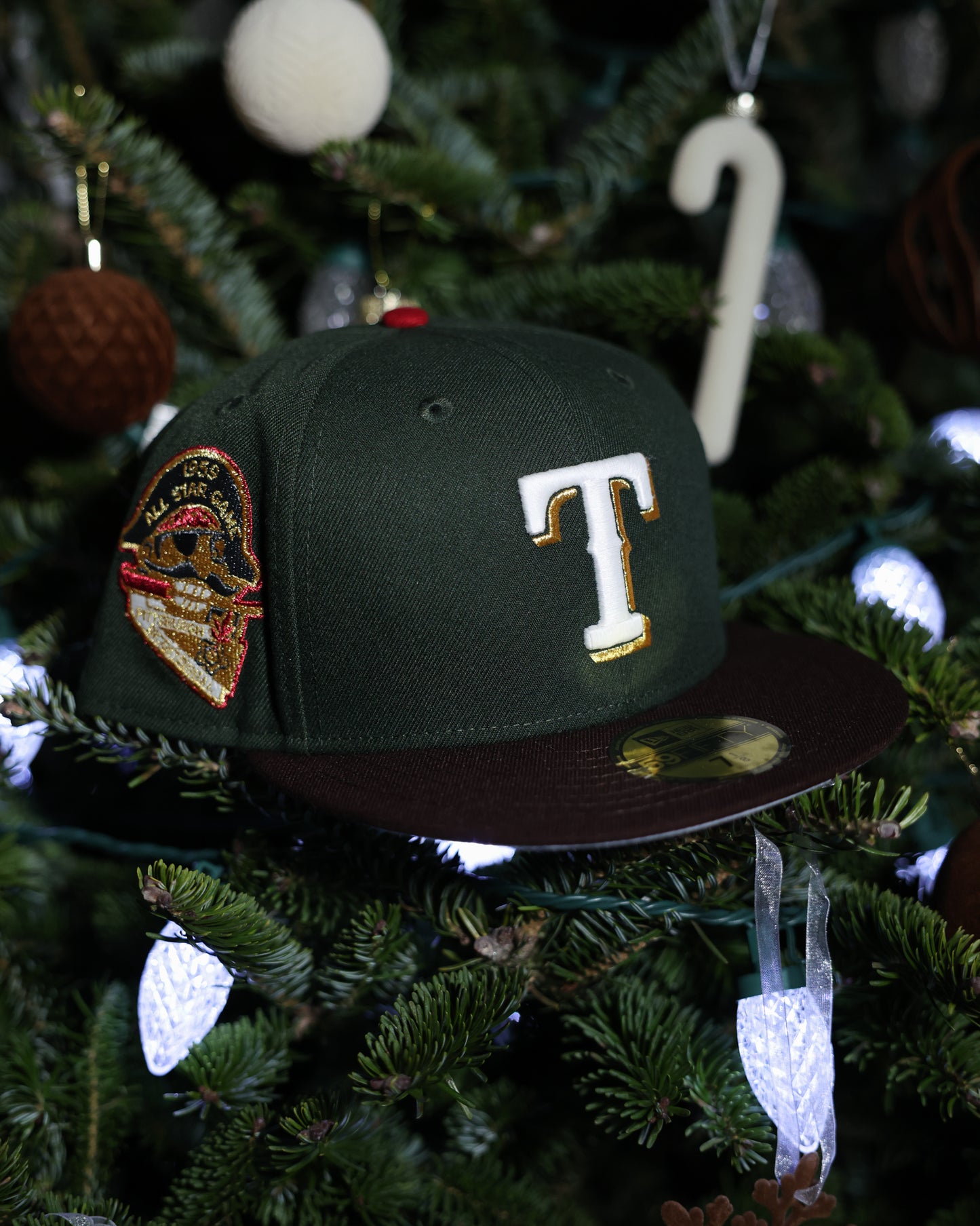 Texas Rangers 1959 All Star Game Dark Sea Weed/Burnt Wood 59Fifty New Era