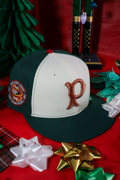 Pittsburgh Pirates 1970 Three Rivers Stadium Chrome White/Green 59Fifty New Era