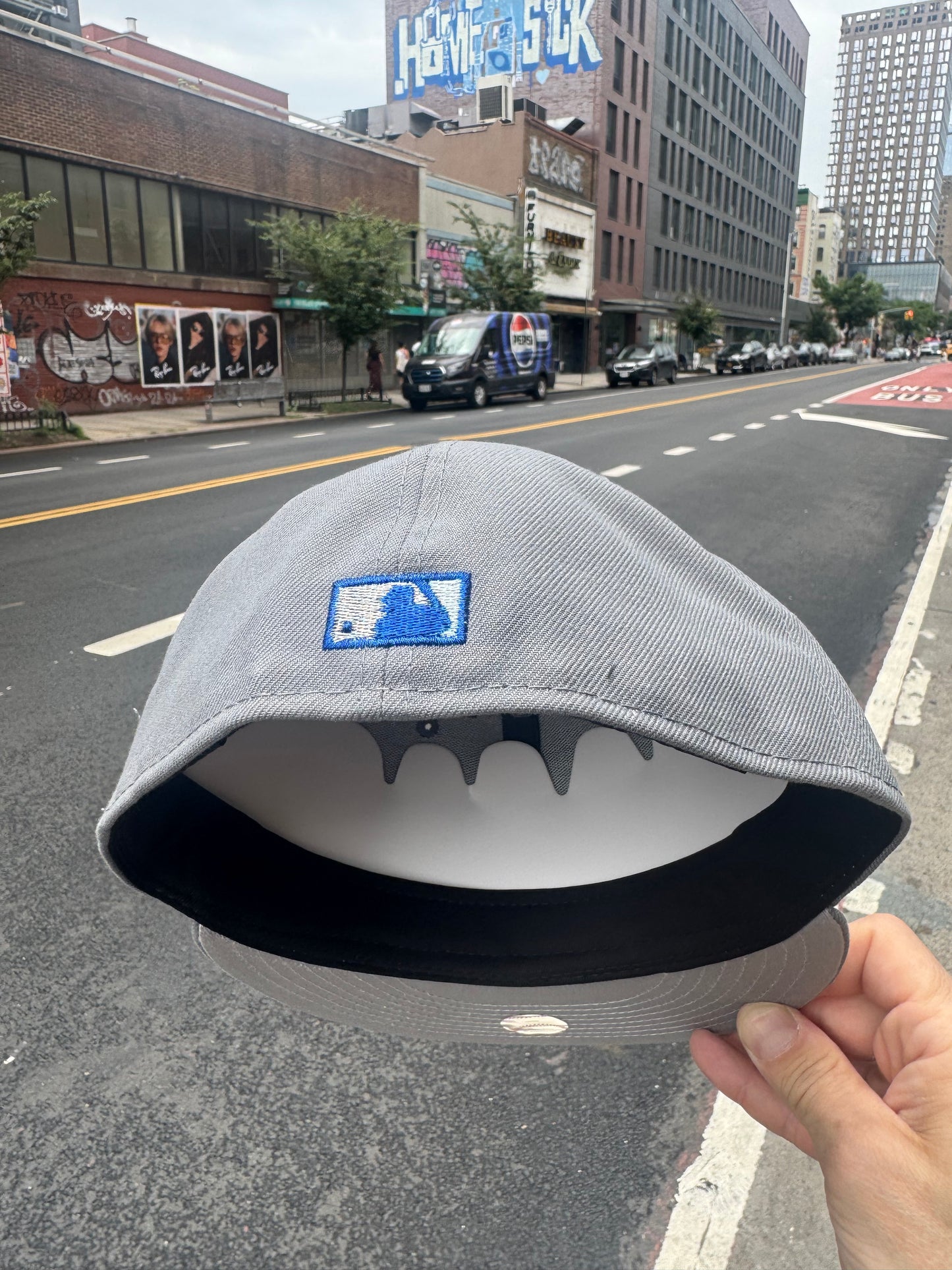 Saucy Shock Drop! Arizona Diamondbacks 1998 Inaugural Season Grey 59Fifty New Era