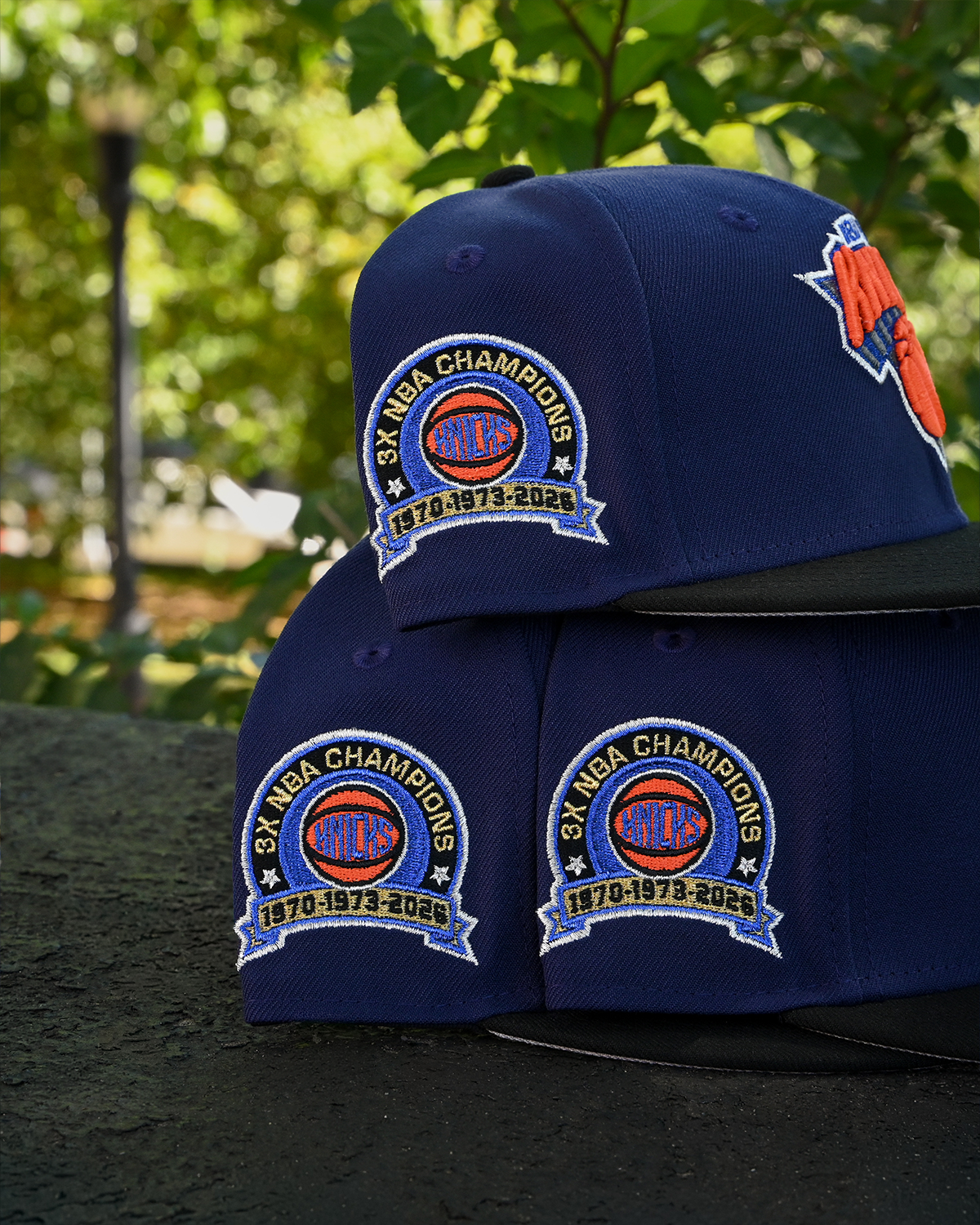 New York Knicks 3x NBA Champion Navy/Black 59Fifty New Era