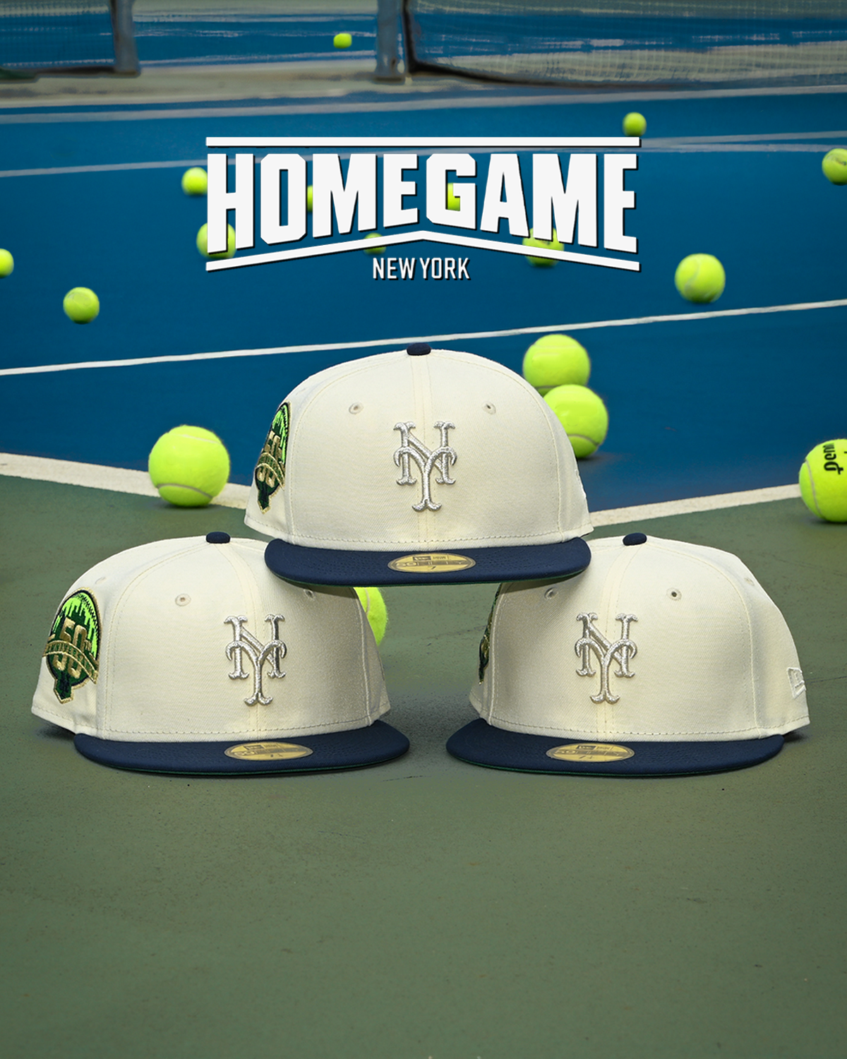 New York Mets 50th Anniversary Chrome White/Navy 59Fifty New Era