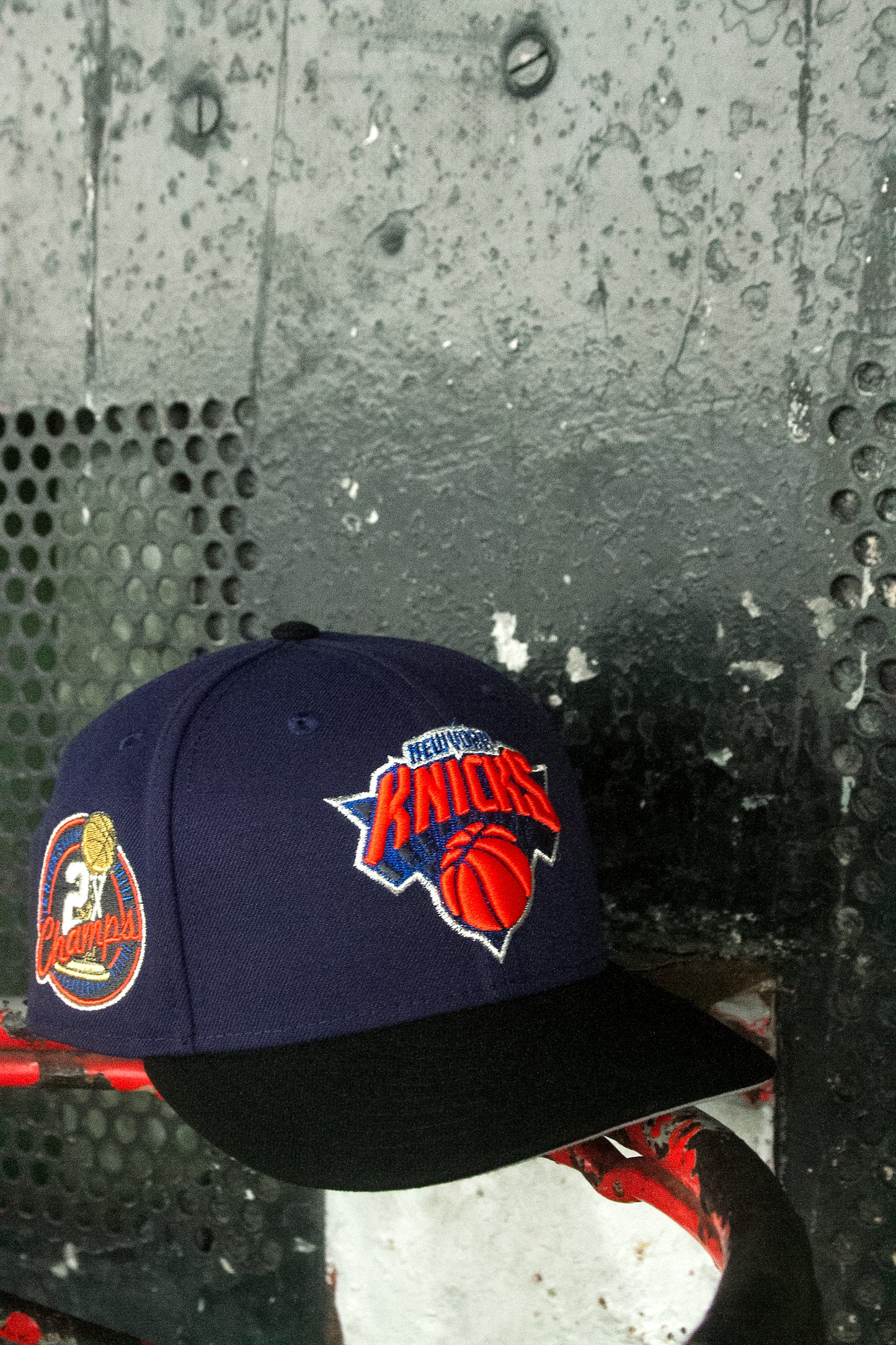 New York Knicks 2X Champs Light Navy/Black 59Fifty New Era