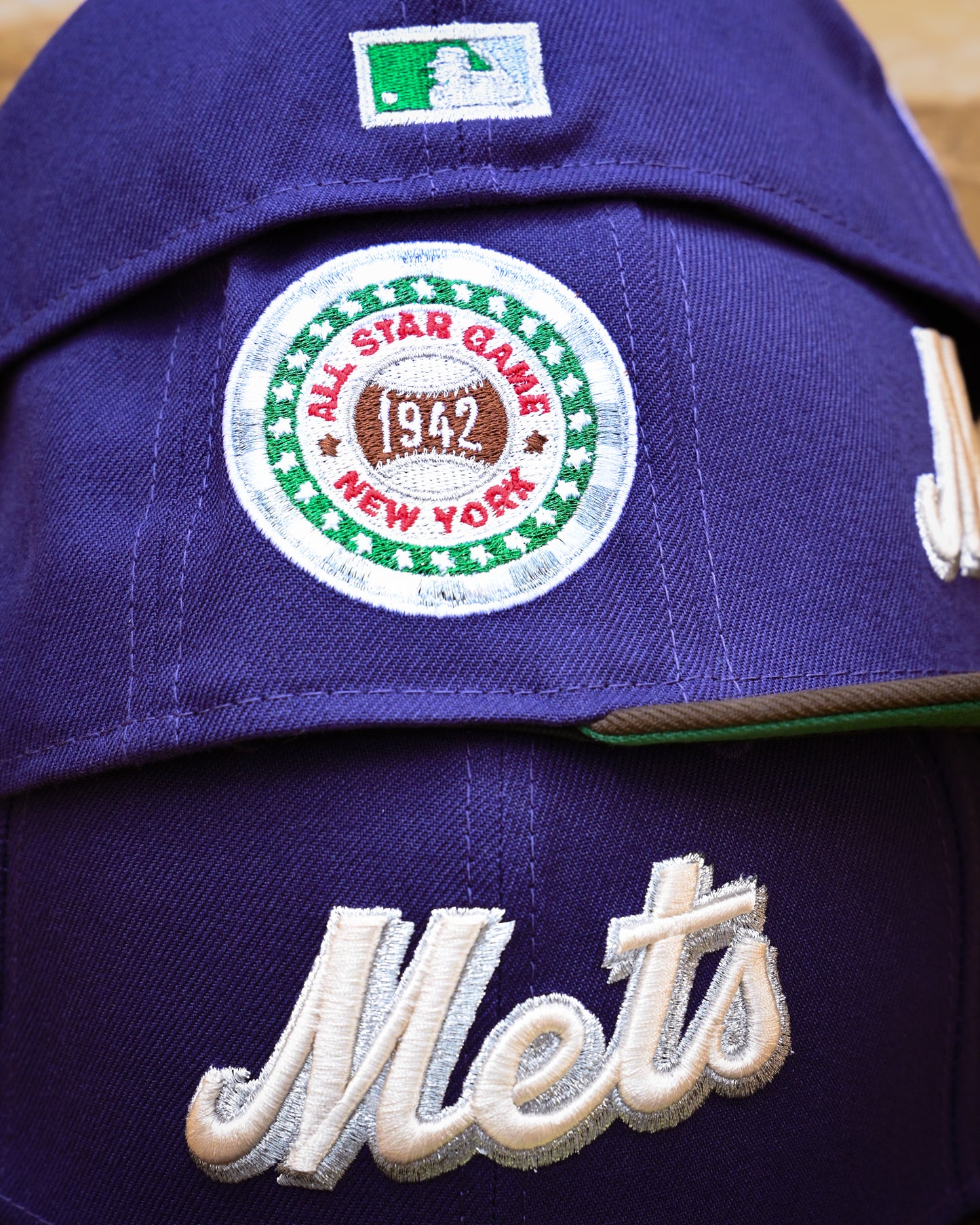 New York Mets 1942 All Star Game Purple/Walnut 59Fifty New Era