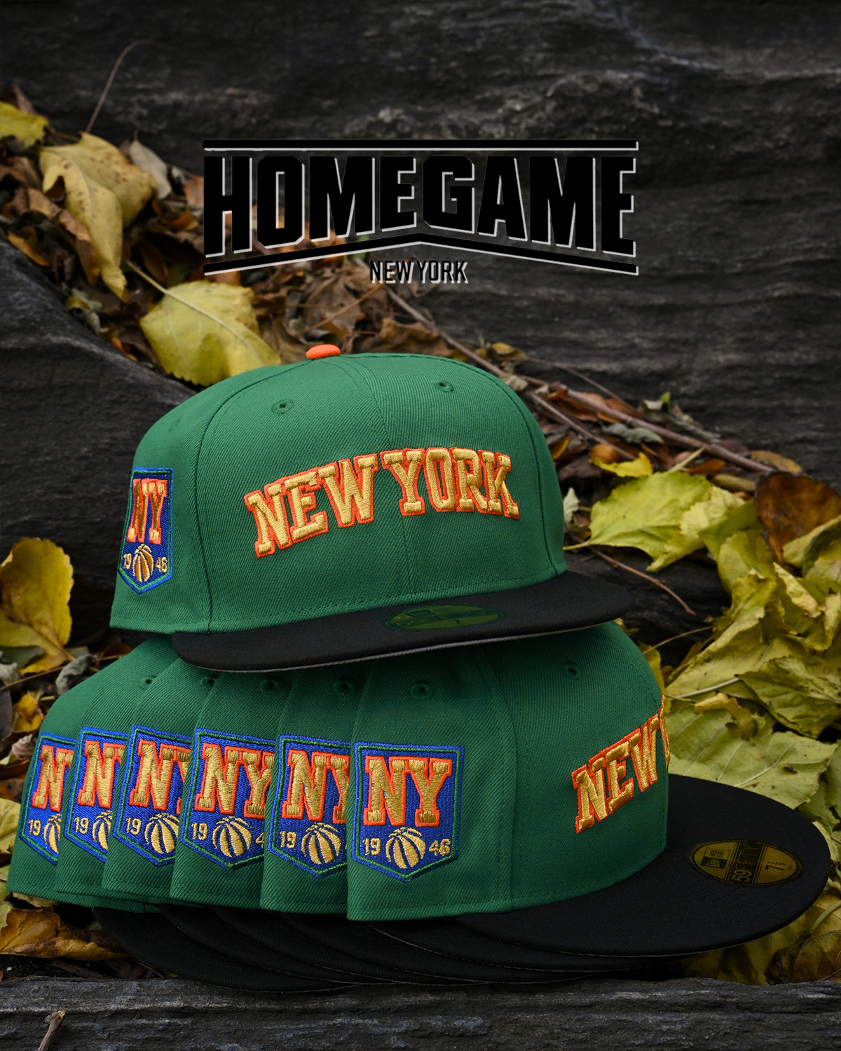 New York Knicks 1946 Kelly Green/Black 59Fifty New Era