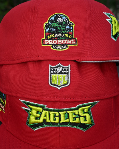 Philadelphia Eagles 1983 Hawaii Pro Bowl Scarlet 59Fifty New Era