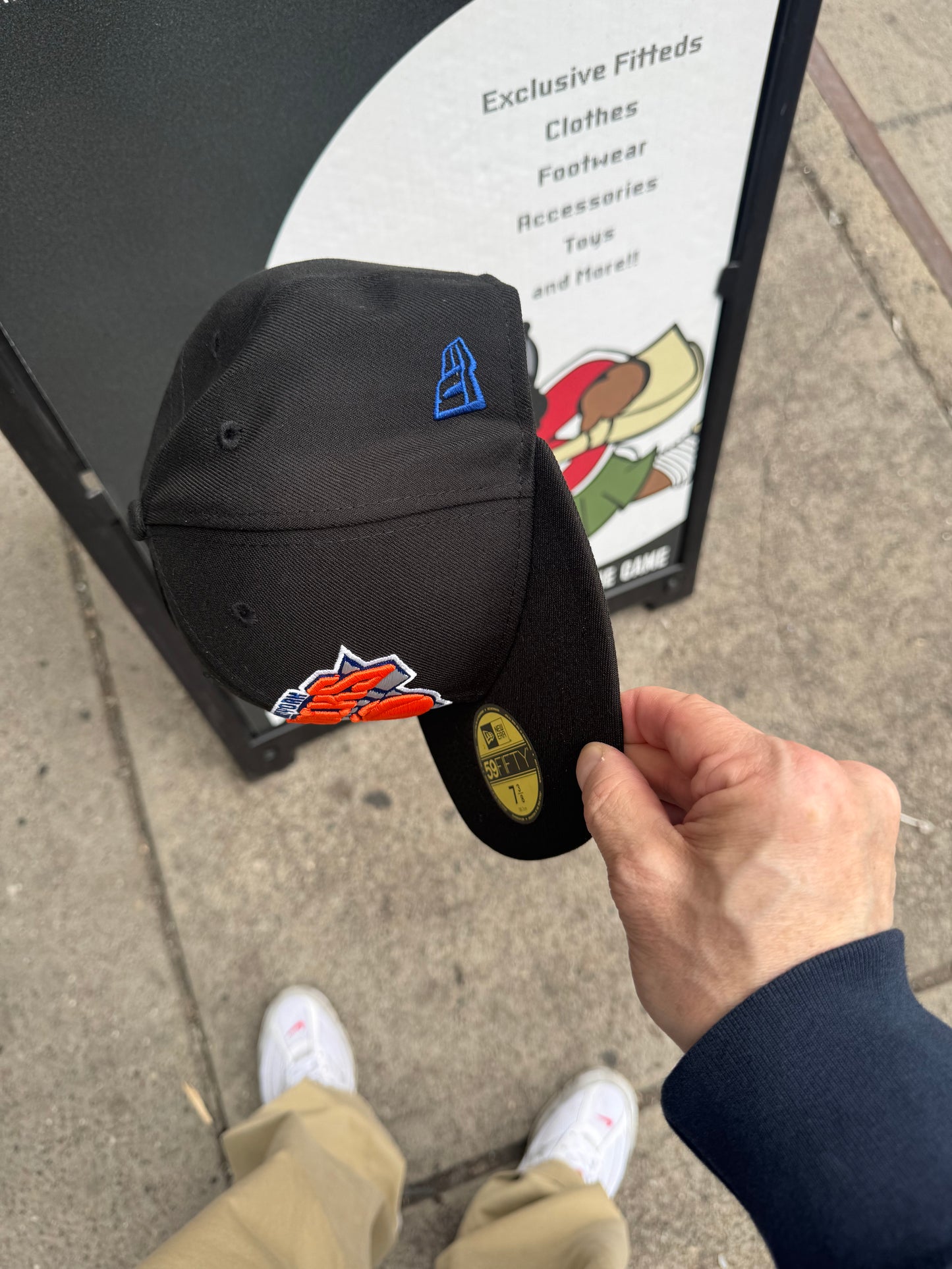 New York Knicks Plain Jain Black 59Fifty New Era
