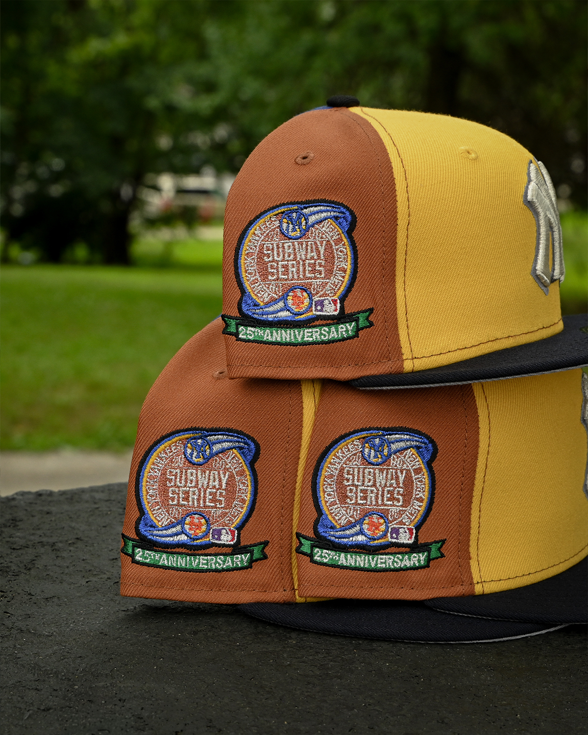 New York Yankees 25th Anniversary A Gold/Brown/Navy 59Fifty New Era