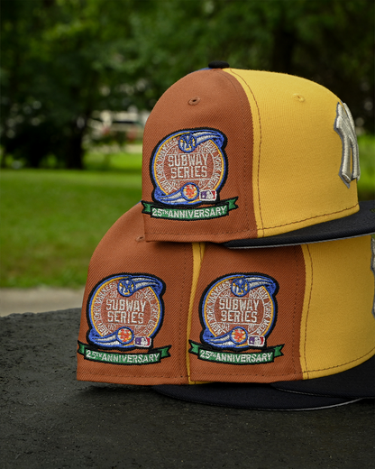 New York Yankees 25th Anniversary A Gold/Brown/Navy 59Fifty New Era