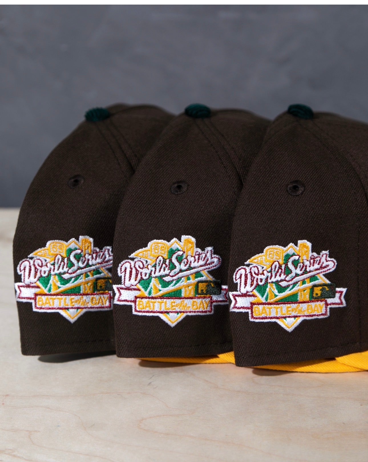 PRE-ORDER Oakland Athletic Battle of the Bay Brown/A Gold 59Fifty New Era