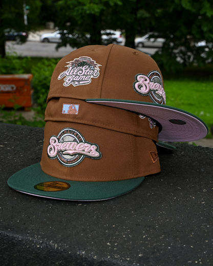Milwaukee Brewers 2002 All Star Game Khaki/Dark Green 59Fifty New Era