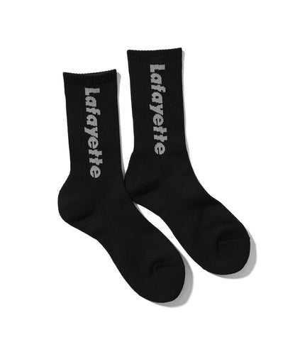 LFYT Lafayette Logo Crew Socks Black White Brown