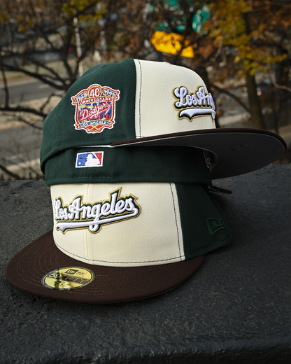 Los Angels Dodgers 40th Anniversary Chrome White/Walnut 59Fifty New Era