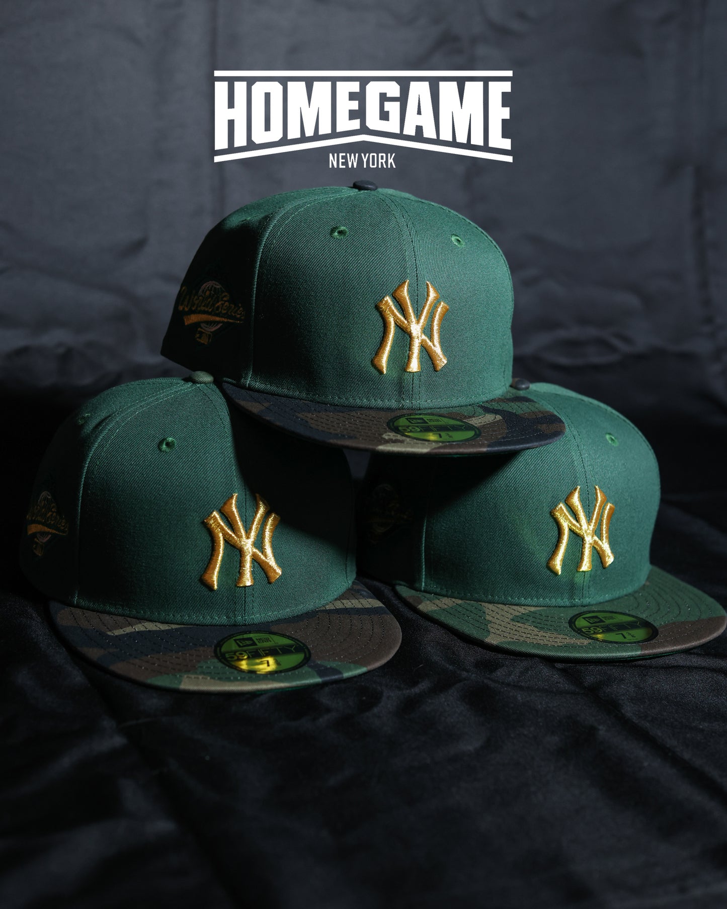 New York Yankees 1996 World Series Dark Green/Woodland Camo 59Fifty New Era
