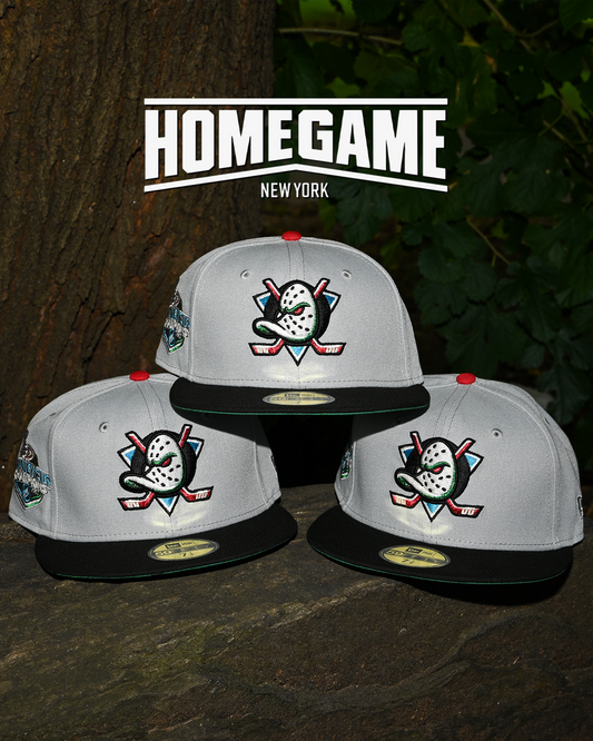 Anaheim Ducks 2007 Stanley Cup Champions Dolphins Grey/Black 59Fifty New Era