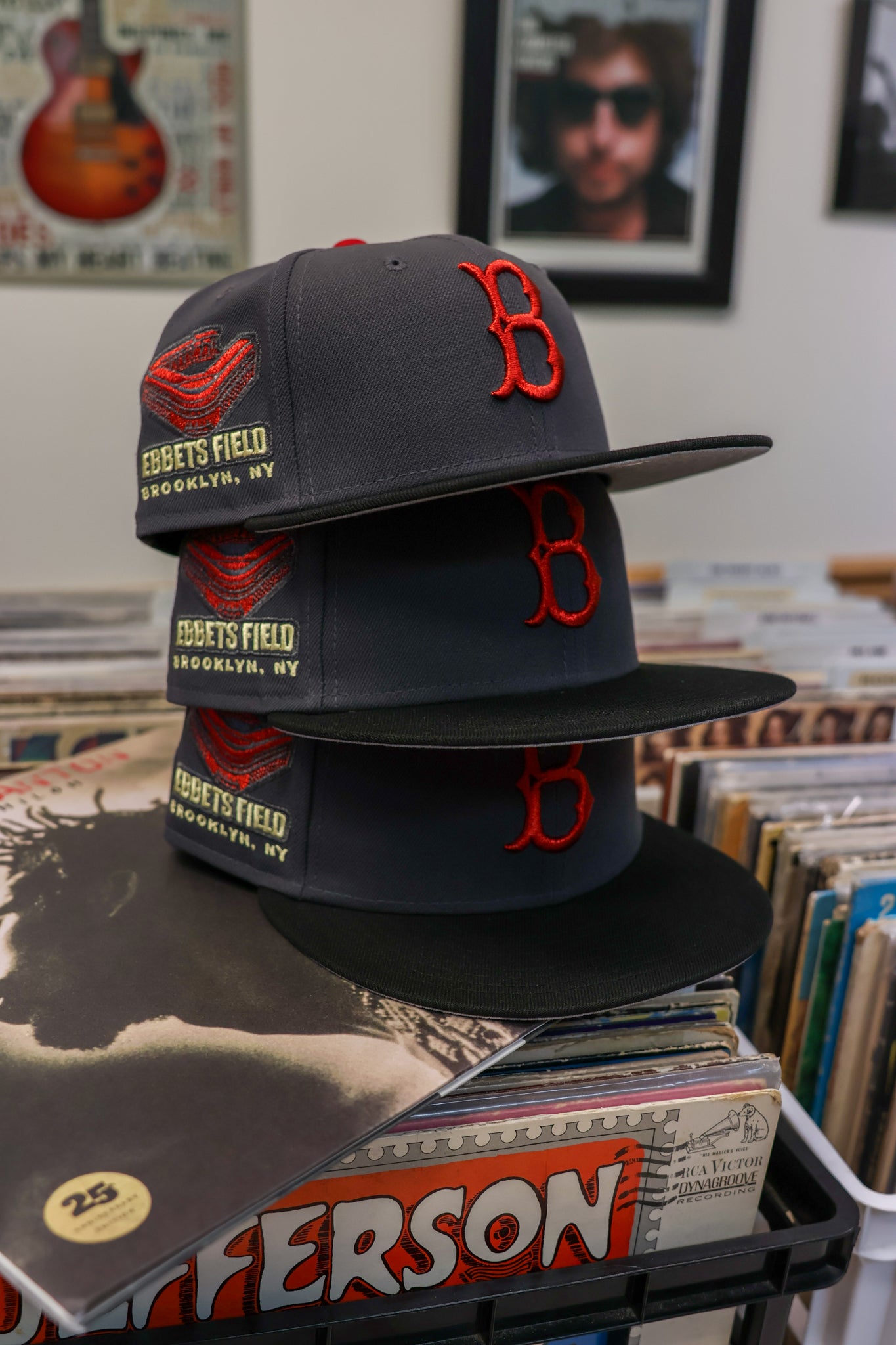 Brooklyn Dodgers Ebbets Field Dark Graphite/Black 59Fifty New Era