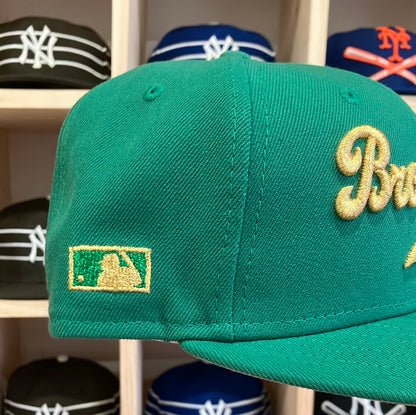 Brooklyn Dodgers Kelly Green 59Fifty New Era Hat
